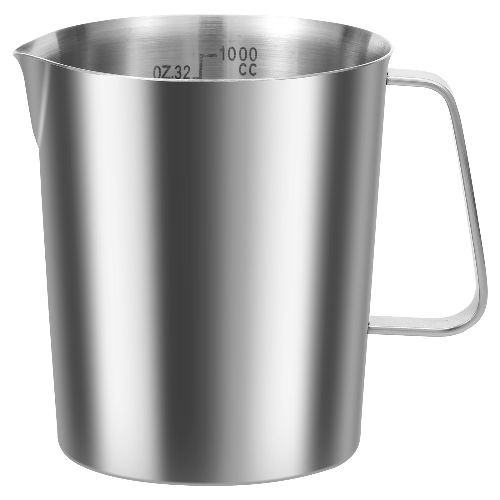 Milk Steaming Pitcher - 500/1000ML สแตนเลสสตีลนม Frothing JUG Handle Rust
