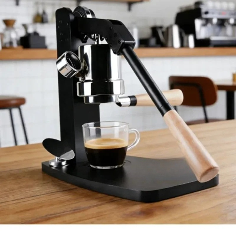 Coffee Equipment Espresso - เครื่องชงกาแฟเอสเพรสโซแบบมือโยกแบบพกพา เครื่องชงกาแฟแบบกดมือสำหรับคาเฟ่ บาริสต้า และอุปกรณ์ชงกาแฟในครัวเรือน
