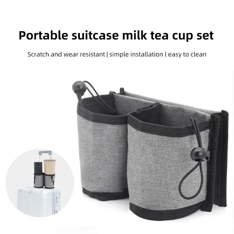 Coffee Equipment Bag - กระเป๋าใส่แก้วน้ำสำหรับเดินทาง 1 ชิ้น ทำจากผ้า Oxford ใช้ได้กับทุกขนาดหูหิ้วกระเป๋าเดินทาง