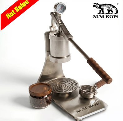 Coffee Equipment Espresso - เครื่องชงกาแฟเอสเพรสโซแบบใช้มือโยก ALM KOPI Sniper ทำจากสแตนเลสสตีลคุณภาพสูง ออกแบบมาเพื่อความแม่นยำ