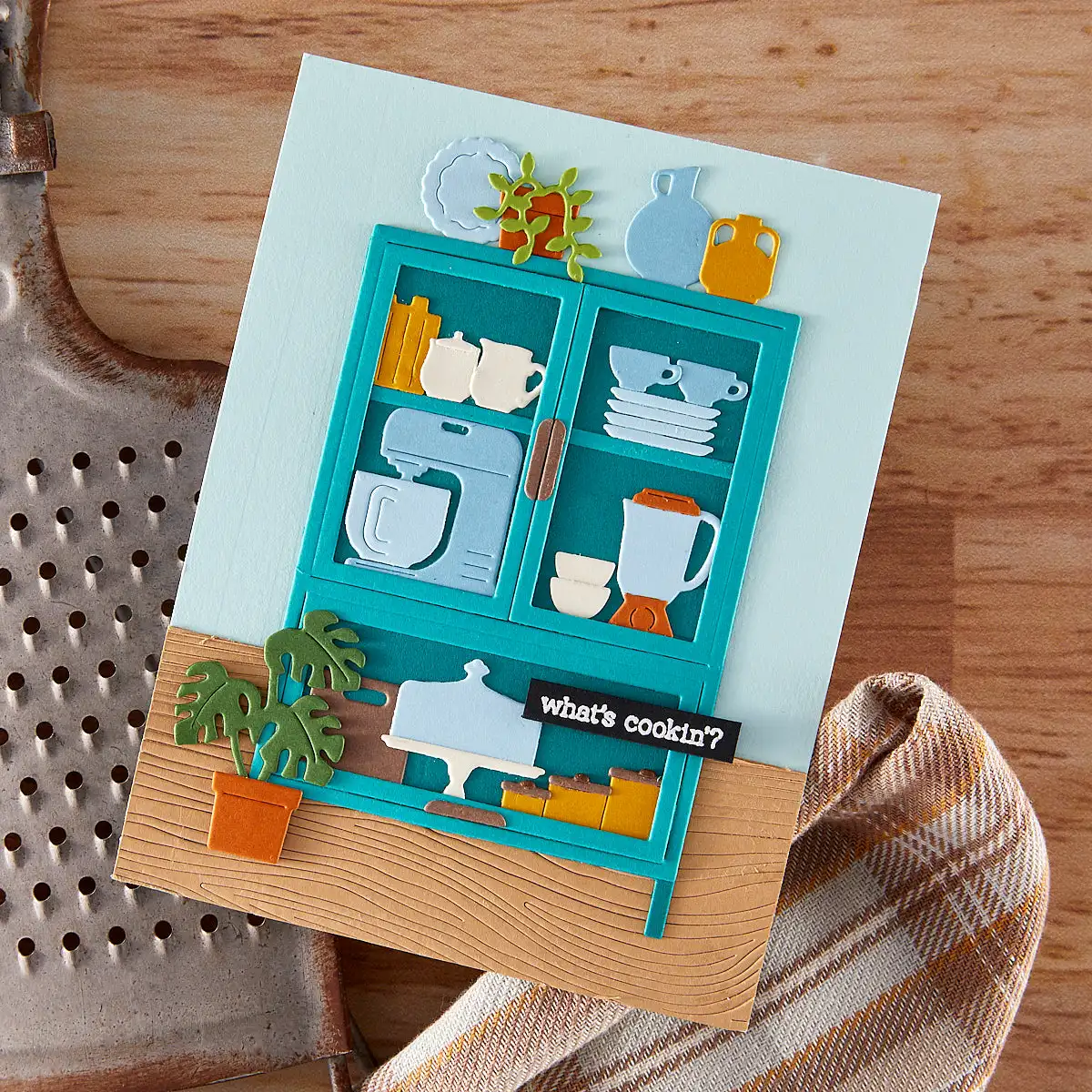 Coffee Equipment Bag - แม่พิมพ์ตัดโลหะลายเครื่องชงกาแฟ ลายเรนโบว์ย้อนยุค สำหรับทำการ์ด DIY สมุดภาพ งานประดิษฐ์นูนลาย