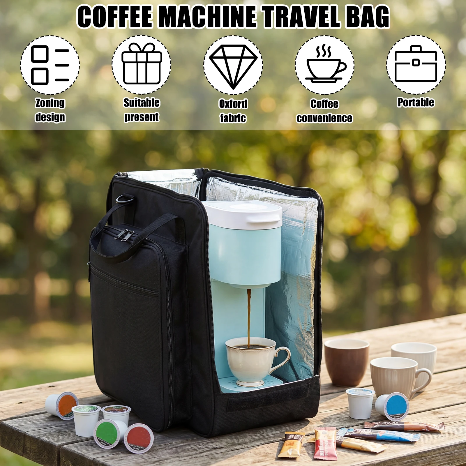 กระเป๋าใส่เครื่องชงกาแฟแบบพกพา - Coffee Equipment Bag บทวิจารณ์และราคา