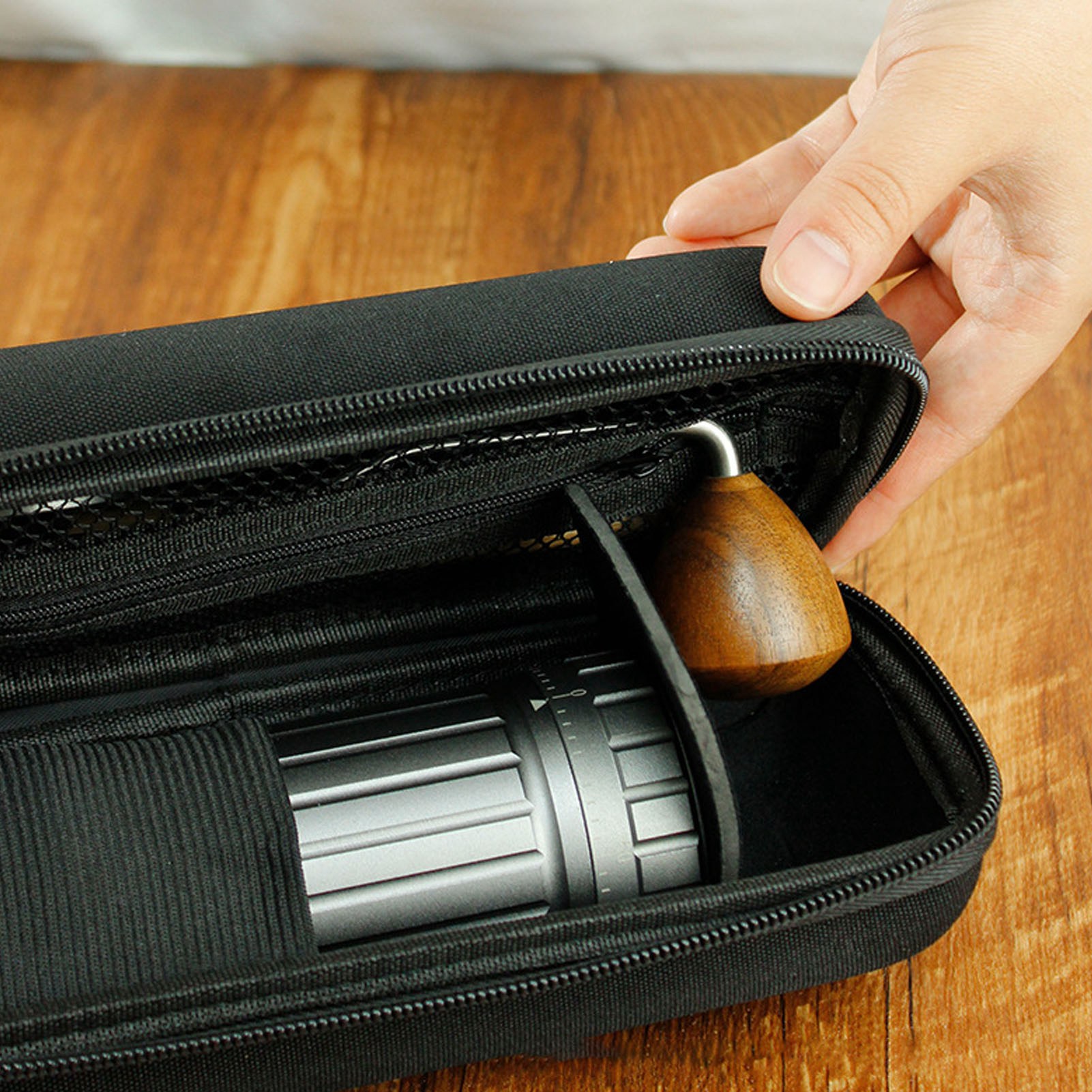 เครื่องบดกาแฟกระเป๋าเครื่องบดก - Coffee Equipment Bag บทวิจารณ์และราคา