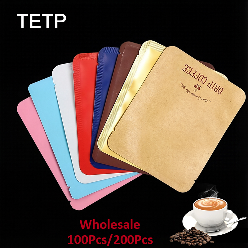 ถุงกาแฟดริป TETP 100 ชิ้น/200  - Coffee Equipment Bag บทวิจารณ์และราคา