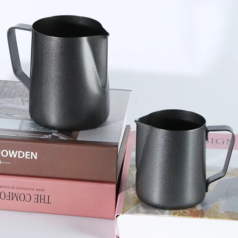 แก้วลาเต้อาร์ตสีดำหนา 350/600  - Milk Steaming Pitcher บทวิจารณ์และราคา