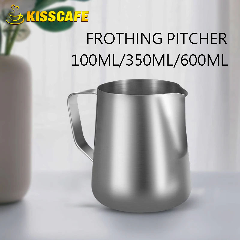 เหยือกตีฟองนมภาชนะสแตนเลส 100M - Milk Steaming Pitcher บทวิจารณ์และราคา
