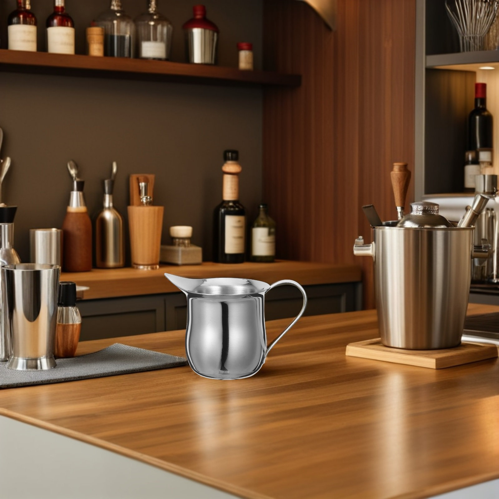 เหยือกตีฟองนมสแตนเลสขนาดเล็ก 2 - Milk Steaming Pitcher บทวิจารณ์และราคา